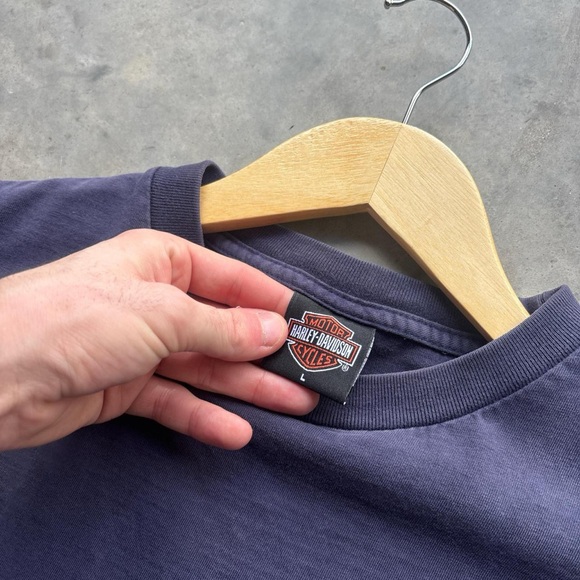 Harley-Davidson Men's Blue Graphic Tee - Picture 6 of 8